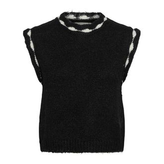 Cream Rondhals Trui - Dames - Truien - Zwart - Maat: Xl/2Xl