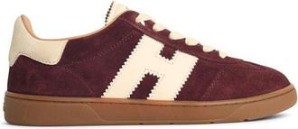 Hogan Cool Burgundy Suede Sneakers