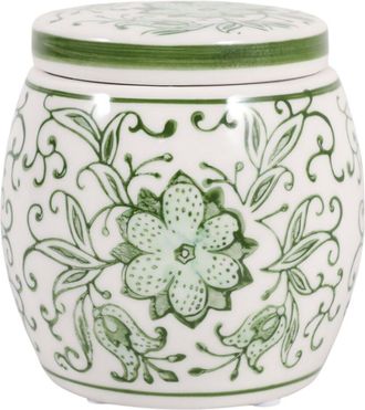 Sagebrook Home 5in 8.5oz Lavender Verbena Chinoiserie Candle