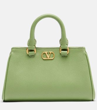 Valentino Garavani VLogo Mini leather top-handle bag