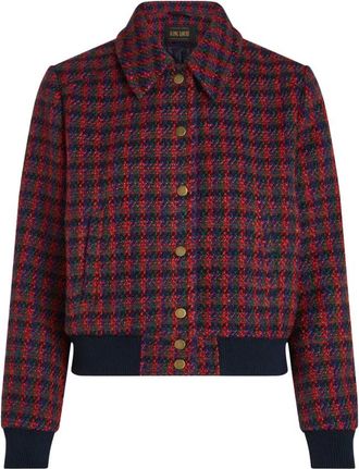 King Louie Isa Jacket Rosey - Dames - Jassen - Veelkleurig - Maat: S Wol