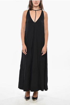 Toteme Cut-out Detailed T-STRAP Maxi Dress size 40
