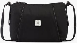 MCM Small Aren Nova Crossbody in Monogram ECONYL in Black at Nordstrom