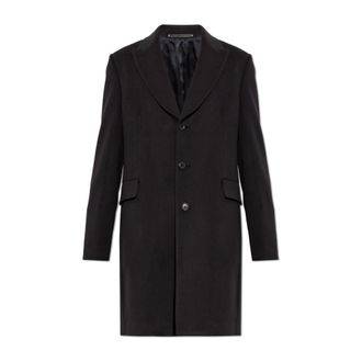 Paul Smith Cappotto in lana con spacco singolo - - Coats - Uomo - Nero - L