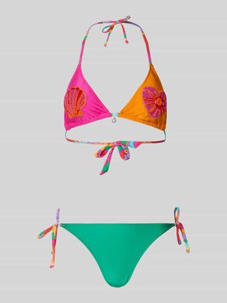 Banana Moon Banana Moon Bikini mit Ziersteinbesatz Modell KOYOVEYA in Gruen, Gr&ouml;&szlig;e XXL