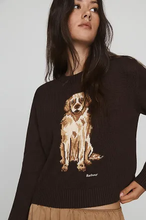 Barbour x Anthropologie Lara 100% Cotton Sweater
