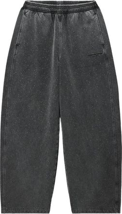 Alexander Wang Mid-Rise Oversized Trainingsbroeken - Dames - Sweatpants - Grijs - M - Broeken