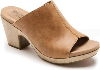 Rockport Womens Vivianne Slide Sandals In Honey