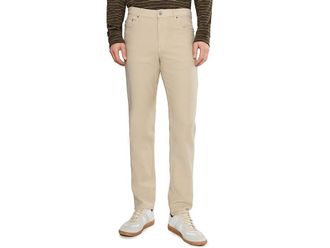 Faherty Stretch Terry 5-Pocket Pants Mens Casual Pants Stone : 38 32, Cotton/Elastane/Polyester
