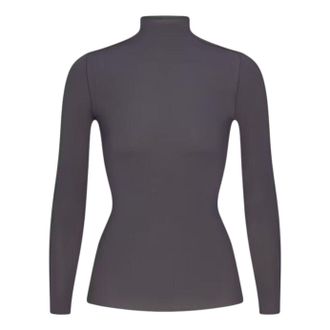 Nike (WMNS) Nike x SKIMS Weightless Layers Mock-Neck Long-Sleeve Top Lead TPLST6052W-LED