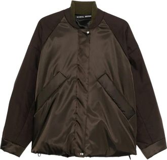 Kassl Editions raglan-sleeves bomber jacket - Brown