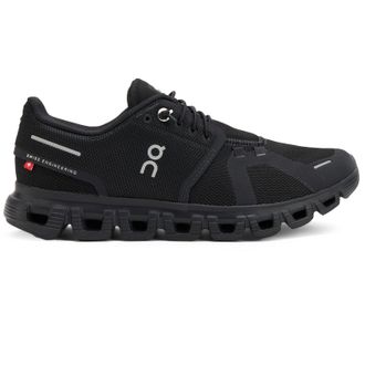 On Cloud 6 Polyester Womens Running Trainers - Black Black - Size:UK 6.5