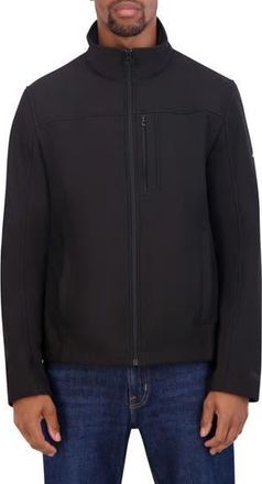 Nautica Water Resistant Softshell Jacket in Black at Nordstrom Rack, Size X-Large