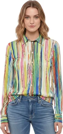 Dsquared2 Multicolor Regular Printed Shirt