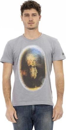 Trussardi Hombre, Camisetas, Gris, Talla: M