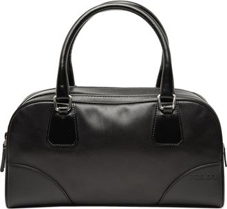 Prada Pre-owned Prada Soft Calf Bowling Bag Ladies IM1OEIDDLW49JBKA