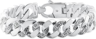 Pompeii3 Mens Designed 14k Gold (115gram) or Platinum (186gram) 14.5mm Bracelet 8.75