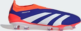 adidas adidas Performance Womens Predator Elite Laceless Firm Ground Boots - Blue - Size UK 5.5
