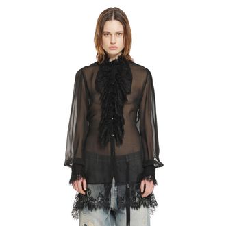 Ann Demeulemeester Barah Long Comfort Shirt