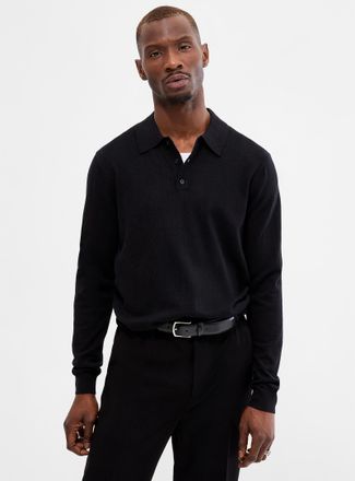 Le 31 Mens Modal-blend Polo Shirt sweater