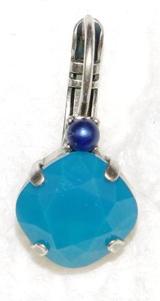 Mariana Womens Carribbean Earrings In Blue/ Navy