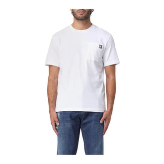 Dsquared2 T-Shirts, male, White, Size: S Crew Neck T-Shirt