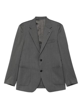 Lardini button-up blazer - Grey