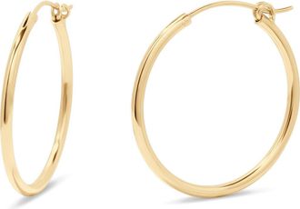 Brook & York Nellie Hoop Earrings in Gold - 29Mm at Nordstrom