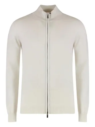 Moorer Benson-WSK vest met rits - Beige