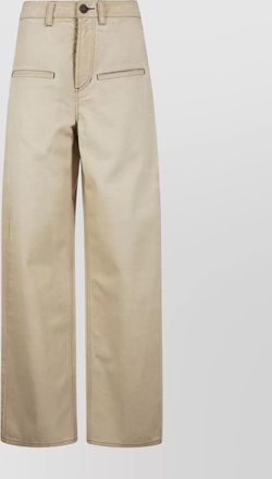 Uma Wang trousers having back pockets and belt loops
