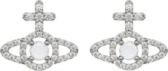 Vivienne Westwood Olympia Oorbellen - Dames - Oorbellen - Grijs - ONE Size - Accessoires