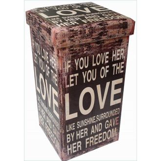 Biscottini International Biscottini - Puf Contenedor Recerrable De Simil Cuero