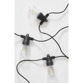 Brightech 27 ft, 12-light Solar-Powered Heavy Duty LED Outdoor String Lights, Weatherproof and Shatterproof Bulbs in 27 Ft 12 Bulbs | Soft