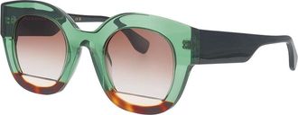 Face &agrave; Face Fill 2 2725 Womens Sunglasses Green Size 50