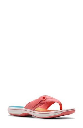 Clarks Breeze Reyna Flip Flop in Coral Ombre at Nordstrom Rack, Size 11