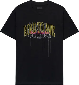 Rta Colin Road to Awe Oversize Graphic T-Shirt in Black Mixed Logo at Nordstrom, Size Xxx-Large