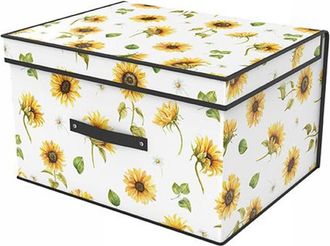 Trade Shop Trade Shop - Box Scatola Salvaspazio Armadio Contenitore Porta Oggetti Organizer 50x40x30 Cm