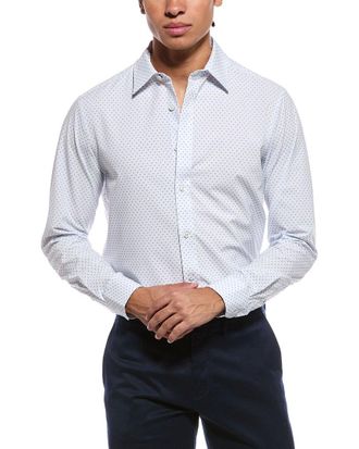 Report Collection 4-Way Printed Woven Sport Shirt