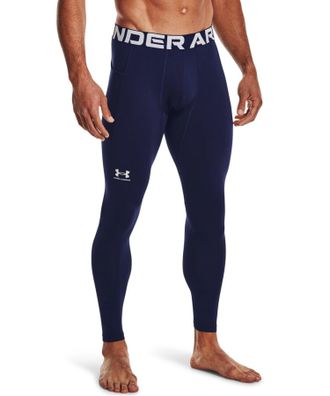 Under Armour Mens ColdGear Armour Leggings, Color Midnight Navy (410), Size: 4X-Large x Tall