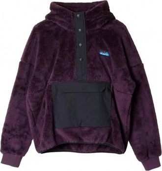 Kavu Womens Moon Ridge Fleece Hoodie In Aubergine