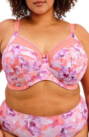 Goddess Kayla Full Figure Underwire Bra in Coral Petal at Nordstrom, Size 46Ddd