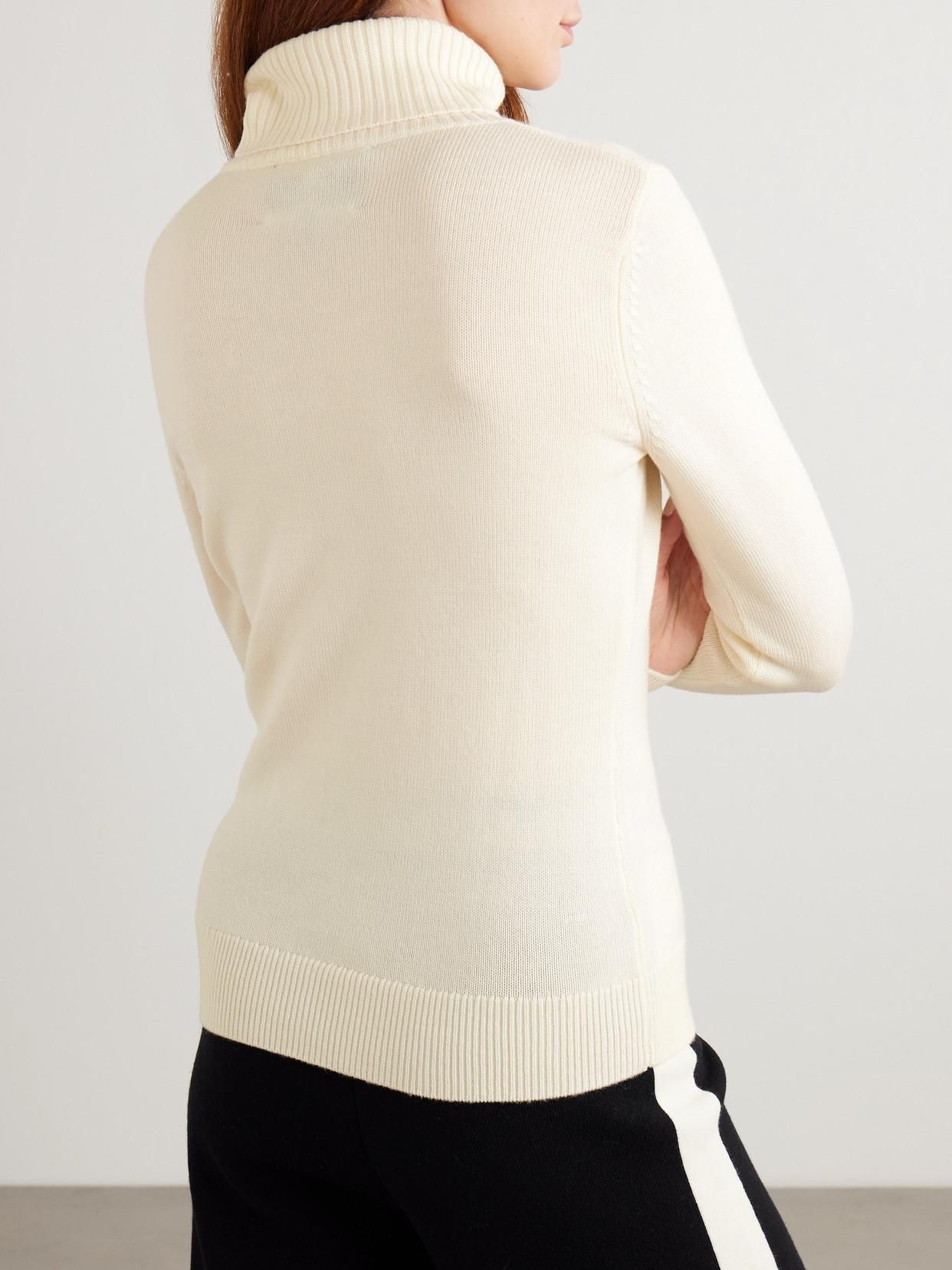 Pull femme Tommy Hilfiger Denim blanc cassé snow white