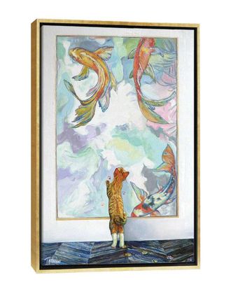 iCanvas Icanvas Gallery Cat Framed Canvas By Timothy Adam Matthews