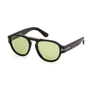Tom Ford Pablo-02 Zonnebril - Heren - Accessoires - Zwart - Maat: 52 MM