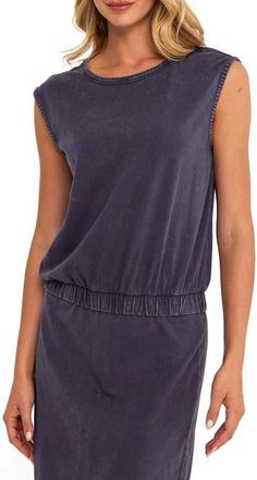 Threads 4 Thought Laela Mineral Wash Banded Waist Cotton Top in Stargazer at Nordstrom, Size X-Small