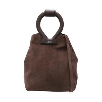 Luar Dames, Tassen, Bruin, Maat: ONE Size Su&egrave;de