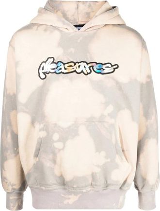 Pleasures Hoodies & sweatvesten, Heren, Beige, S, Gebleekte Decay Hoodie, Niet-Restitueerbaar