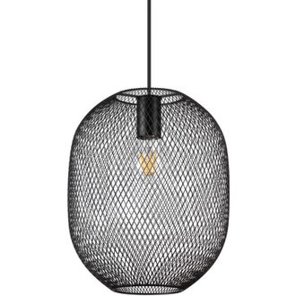 Ideal Lux Lampadario a Sospensione Contemporaneo Net Metallo Nero 1 Luce E27 42W Ip20