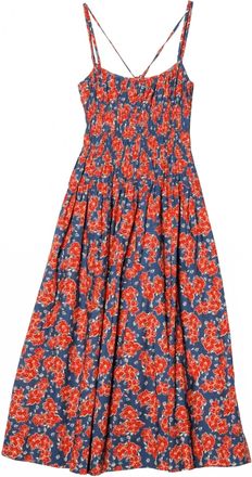 Ciao Lucia Womens Volta Surf Cotton Shirting Dress In Red