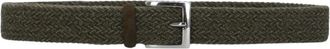 Orciani Geweven wollen riem - Heren - Accessoires - Groen - Maat: 100 CM Wol